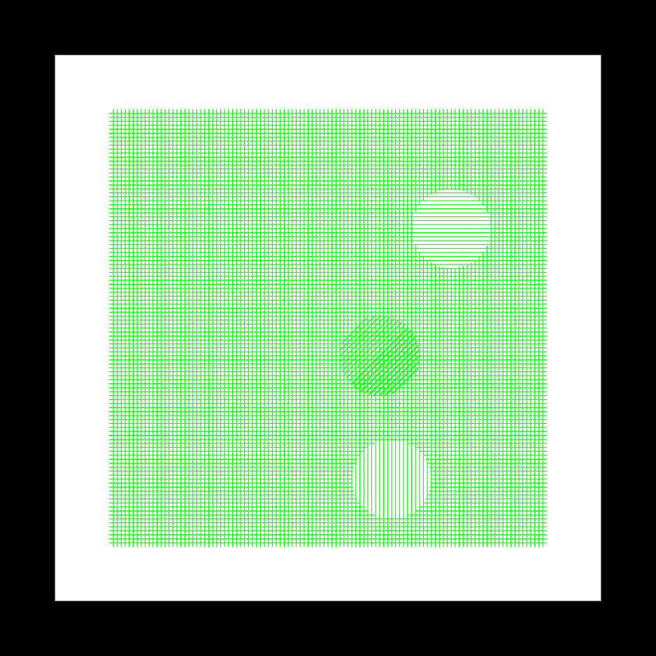 horizontales, verticales et un rond #2